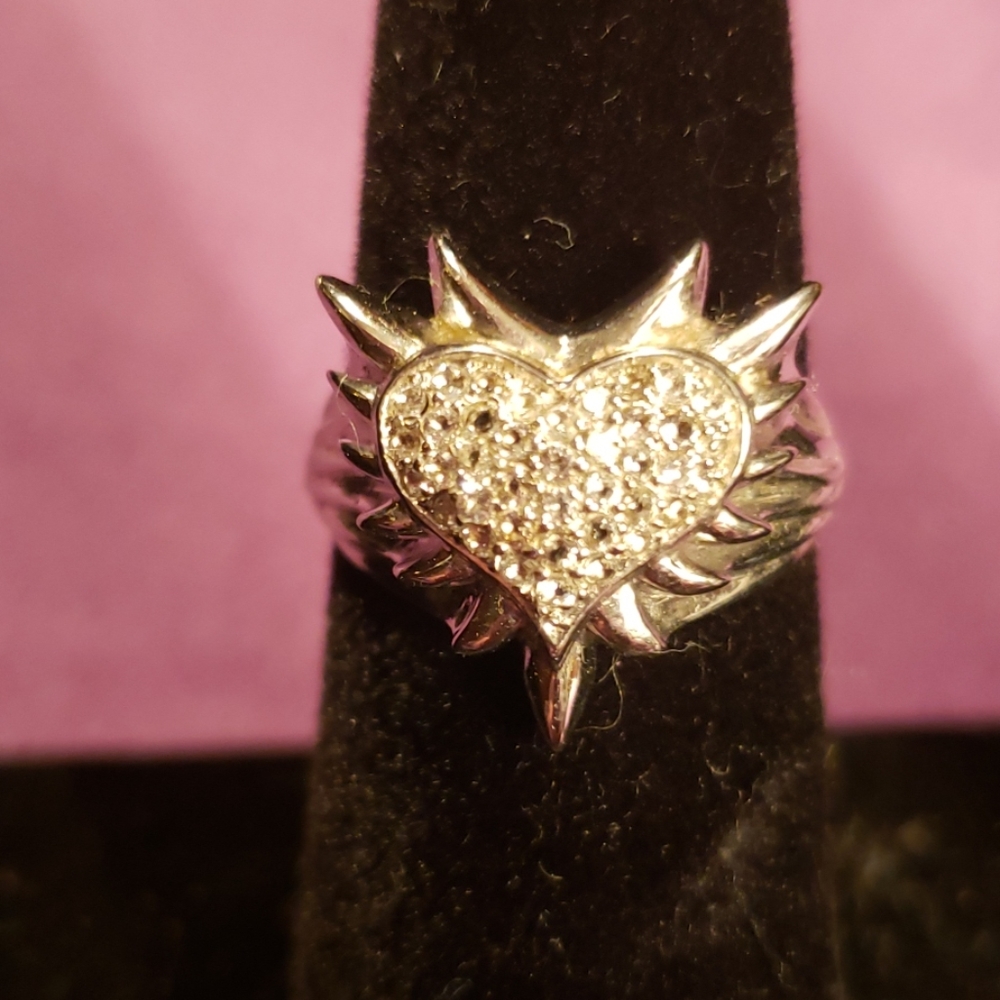 Margo Manhattan Heart Sterling Silver ring